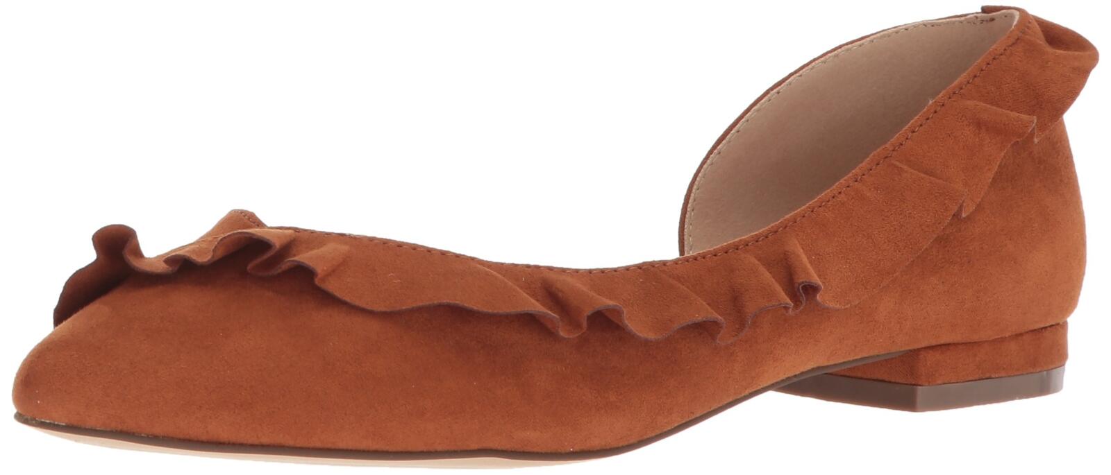 Callisto Women's LYRA Ballet Flat, tan Suede, 6 M US
