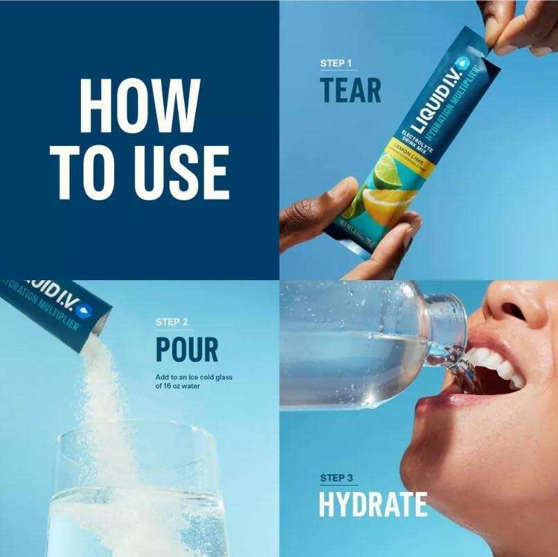 Liquid I.V. Hydration Multiplier Popsicle Firecracker - 6 Sticks