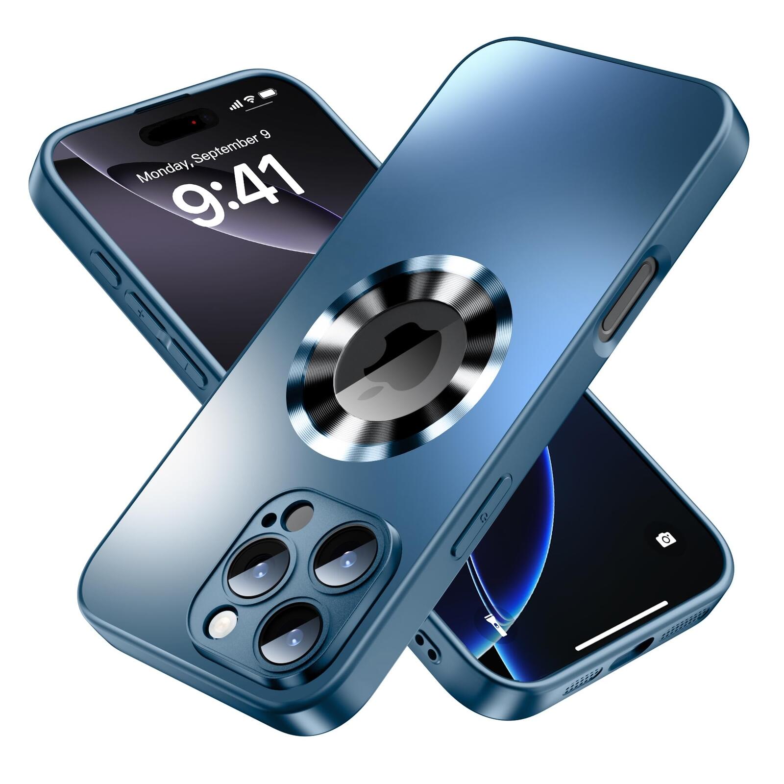 LEKEVO for iPhone 16 Pro Case, Compatible with Magsafe, Full Camera Protection,