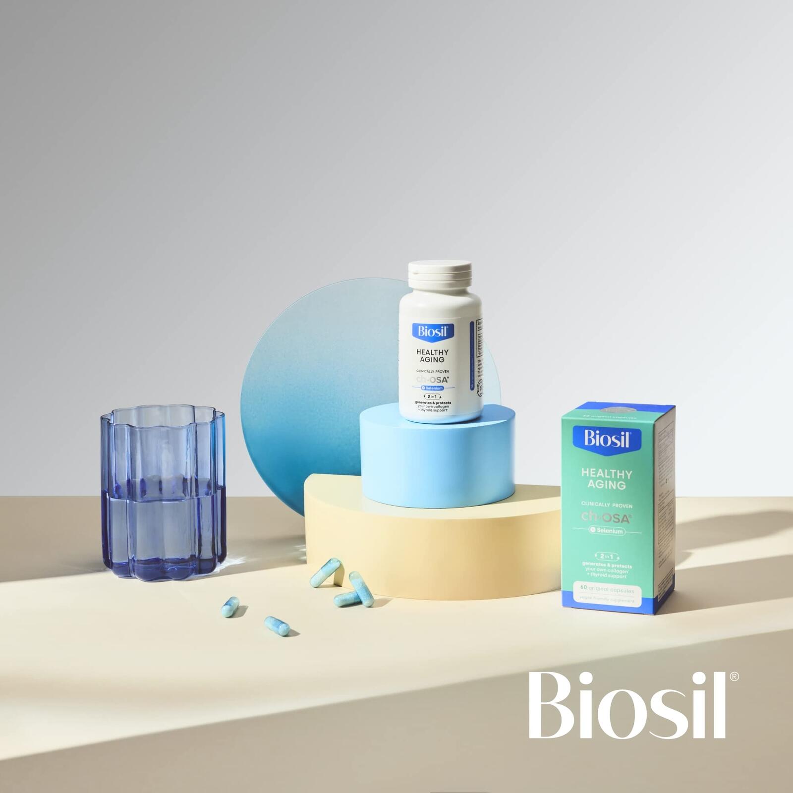 Biosil Healthy Aging - 30 Capsules - Beauty, Vitality & Thyroid Support - with