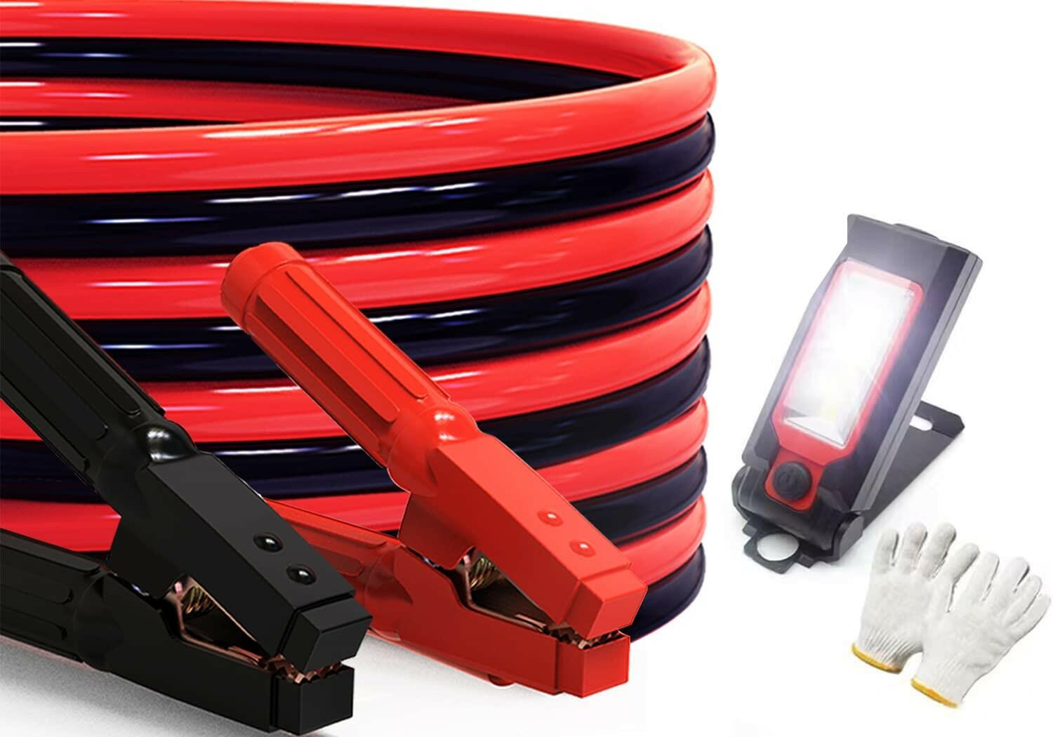 AUTOGEN Jumper Cables Heavy Duty, Booster Cables 0 Gauge 25Feet 1000AMP