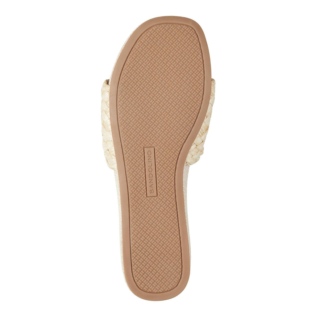 Bandolino Women's Deedee Sandal, Light Natural 110, 9