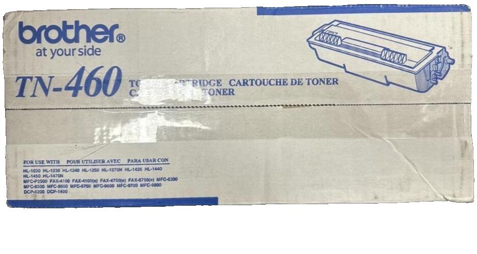 Brother Genuine High Yield Toner Cartridge TN460 Replacement Black Toner Page...