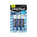 ChapStick Moisturizer Original Lip Balm Tubes, SPF 15 and Skin Protectant - 0.15