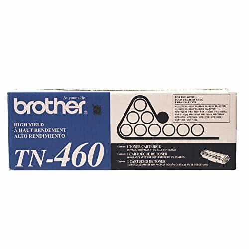 Brother Genuine High Yield Toner Cartridge TN460 Replacement Black Toner Page...