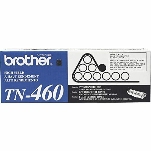 Brother Genuine High Yield Toner Cartridge TN460 Replacement Black Toner Page...