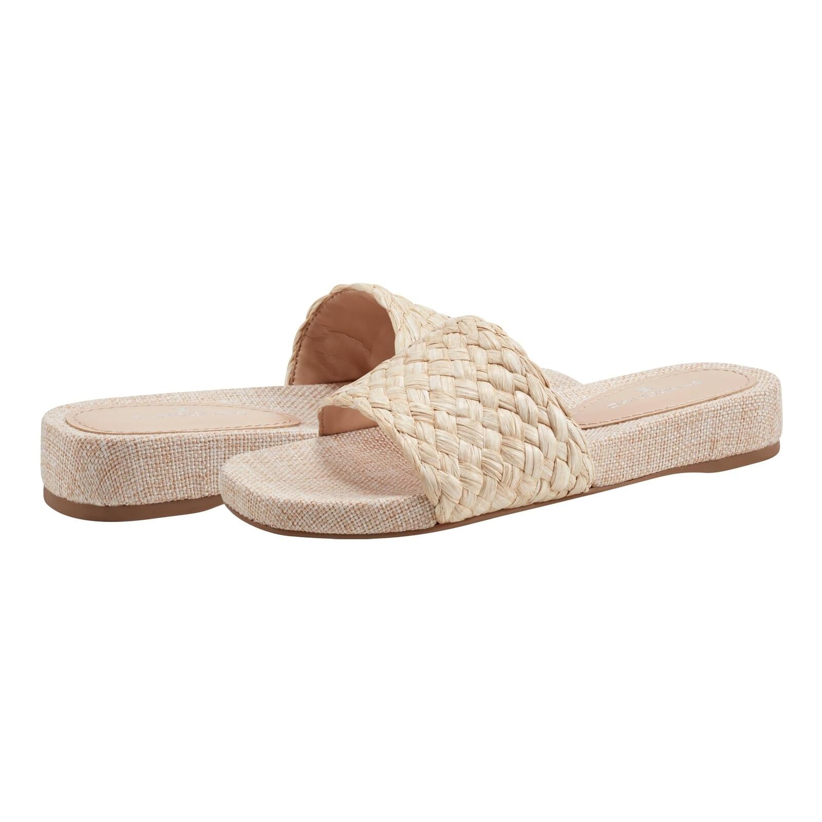 Bandolino Women's Deedee Sandal, Light Natural 110, 9