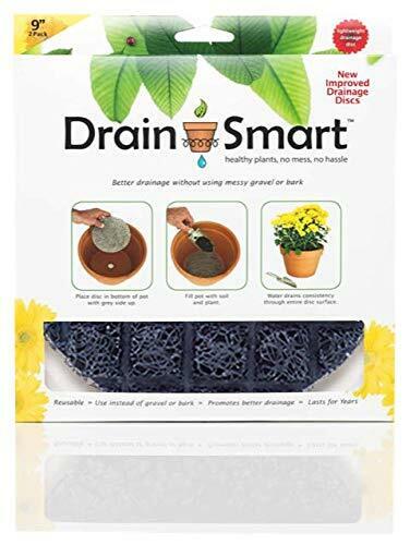 Drain Smart 9” 2-Pack 3D Mesh Drainage Discs - Perfect for Indoor/Outdoor Potted
