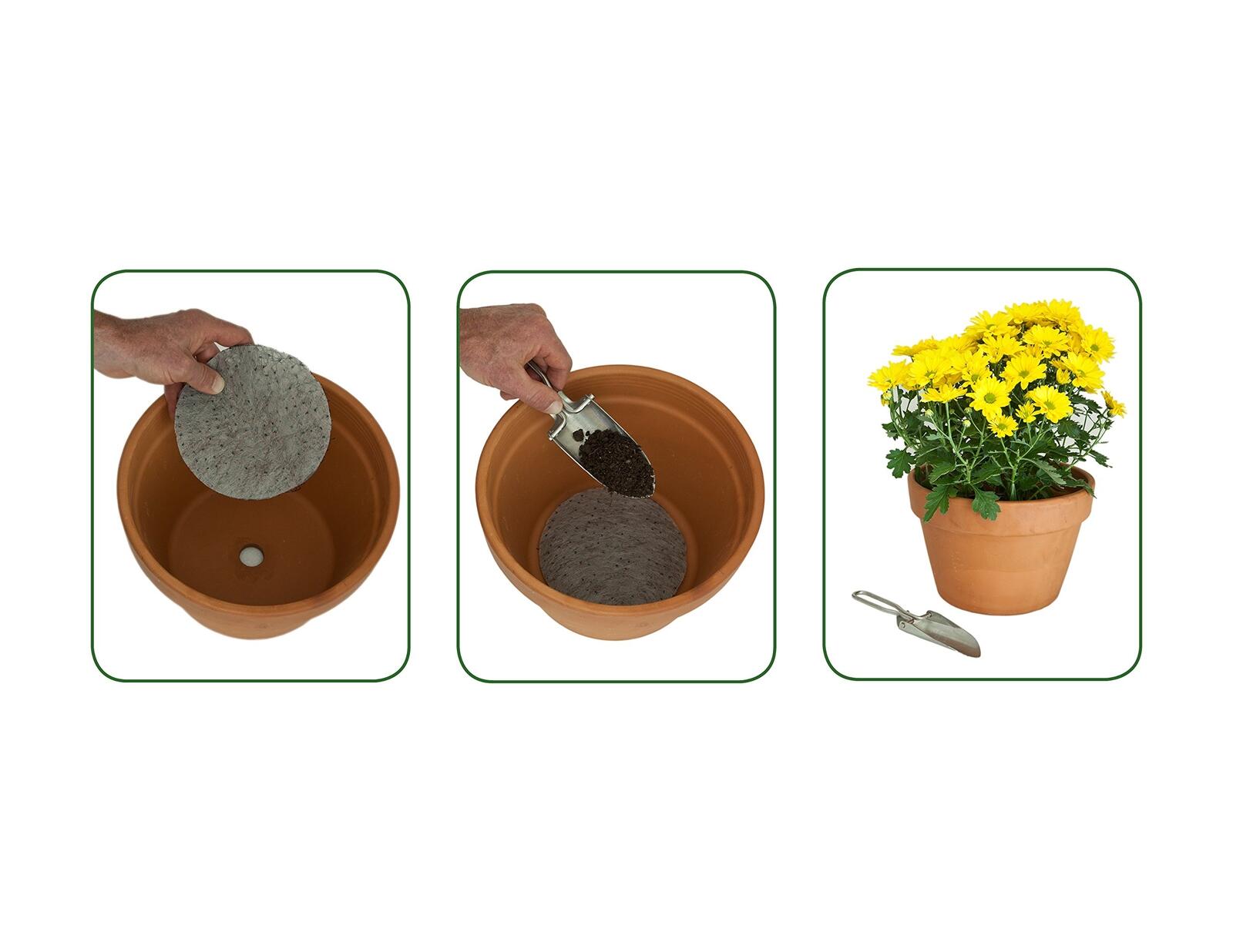 Drain Smart 9” 2-Pack 3D Mesh Drainage Discs - Perfect for Indoor/Outdoor Potted