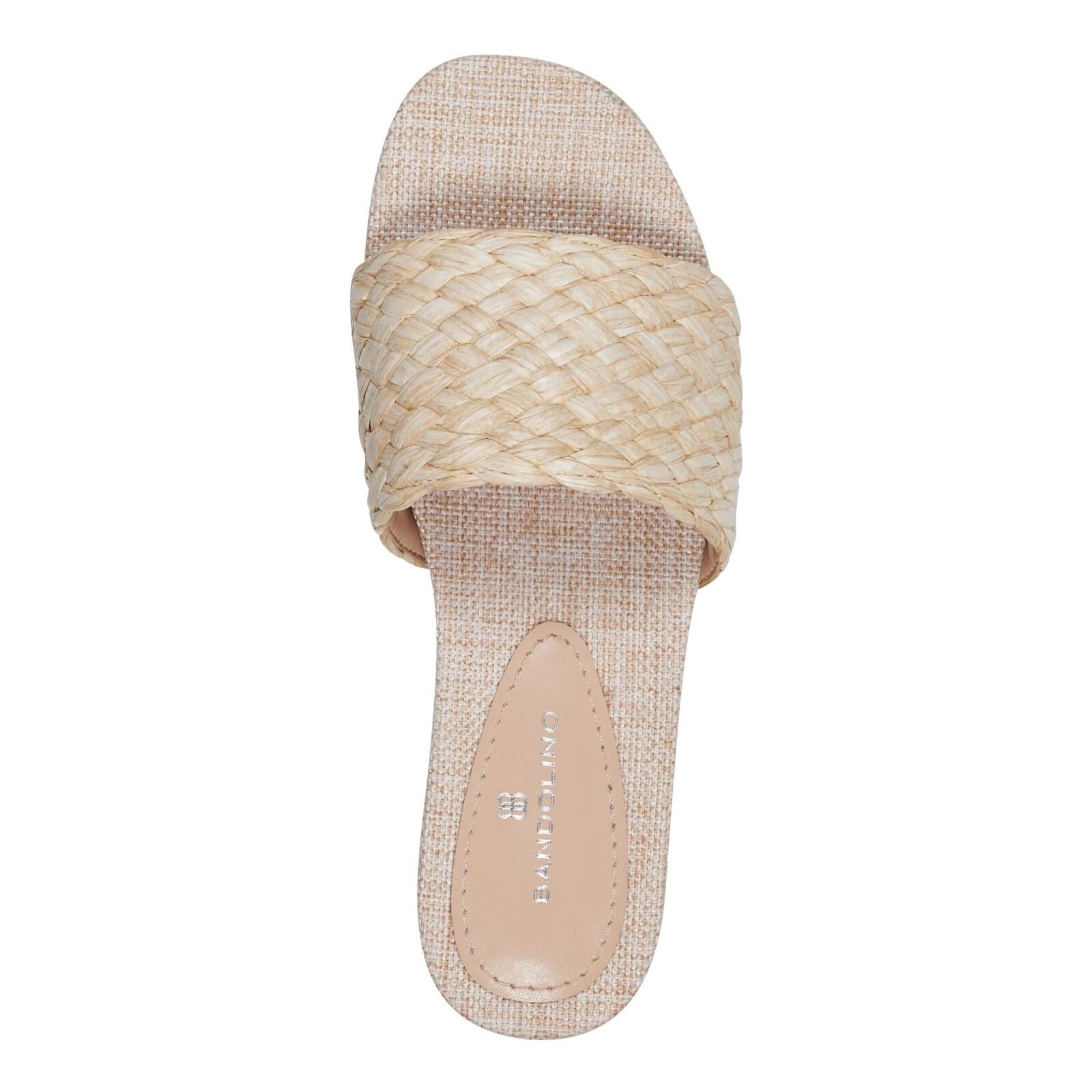 Bandolino Women's Deedee Sandal, Light Natural 110, 9