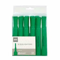 Office Depot Chisel-Tip Highlighter, 100% Recycled Plastic, Green, Pack Of 12,