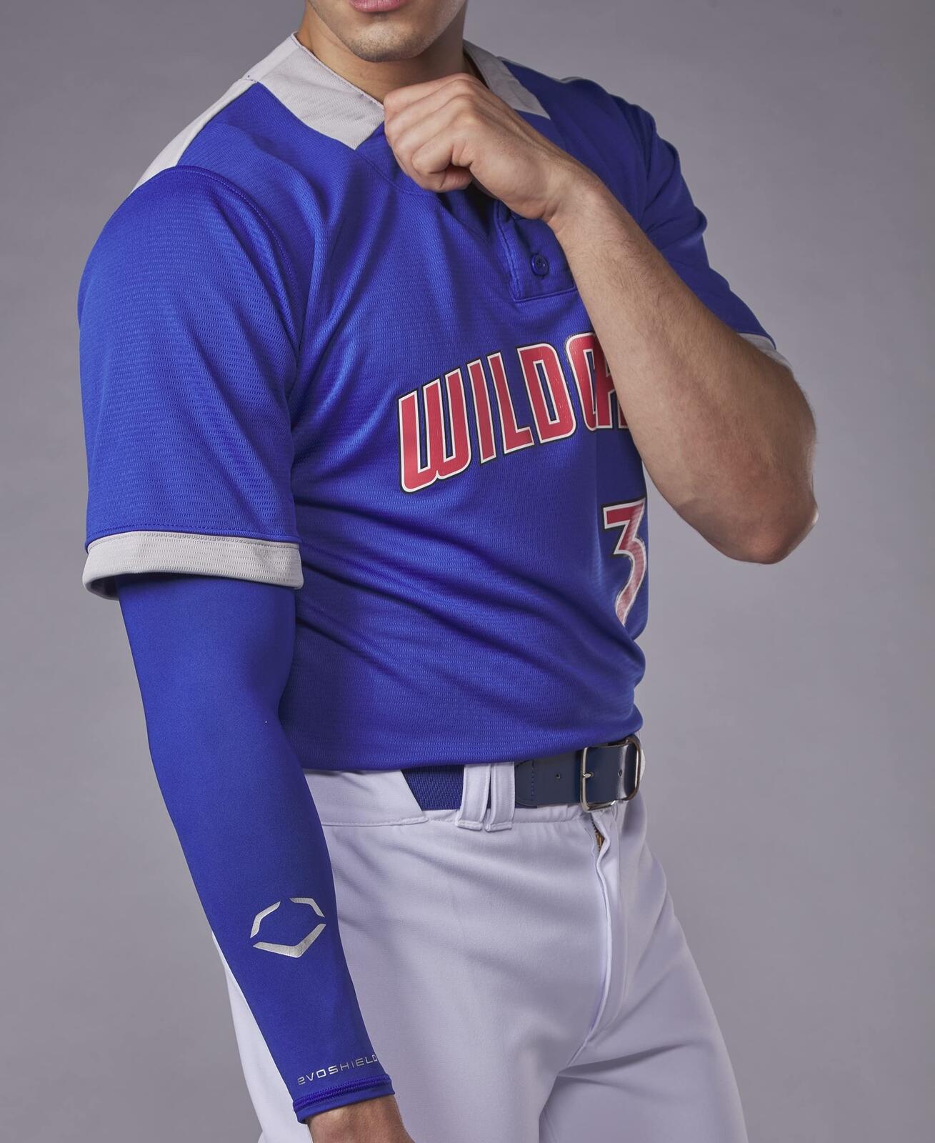 EvoShield Adult Compression Arm Sleeve Royal Blue Small/Medium