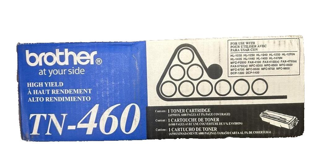 Brother Genuine High Yield Toner Cartridge TN460 Replacement Black Toner Page...