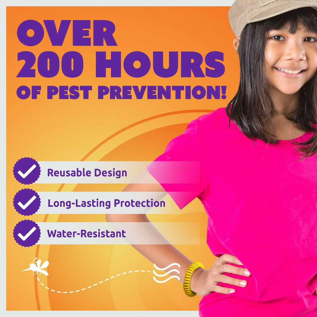 Superband Mosquito Repellent Bracelets for Adults & Kids - Pack of 25 - Long