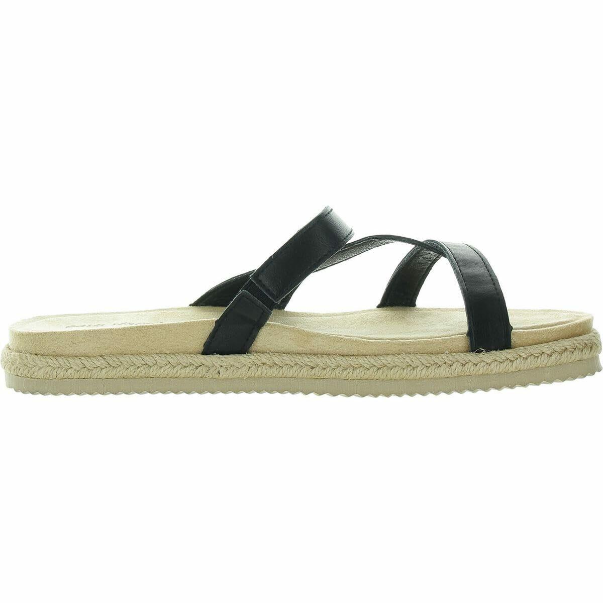 Easy Street Women's Song Slide Sandal, Black, 8 Narrow