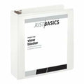 Office Depot Economy View Binder, 3in. Ring, White
