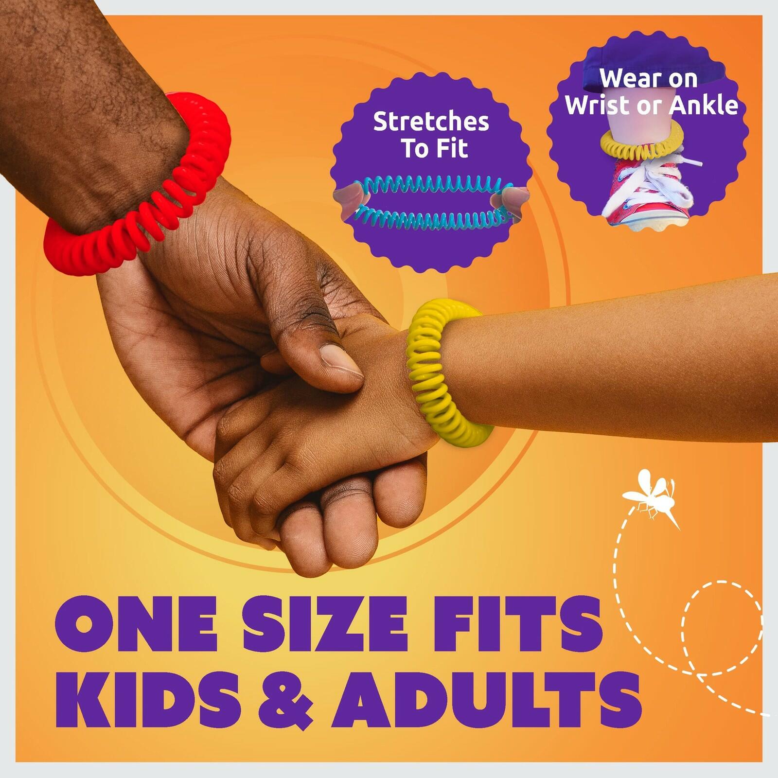 Superband Mosquito Repellent Bracelets for Adults & Kids - Pack of 25 - Long
