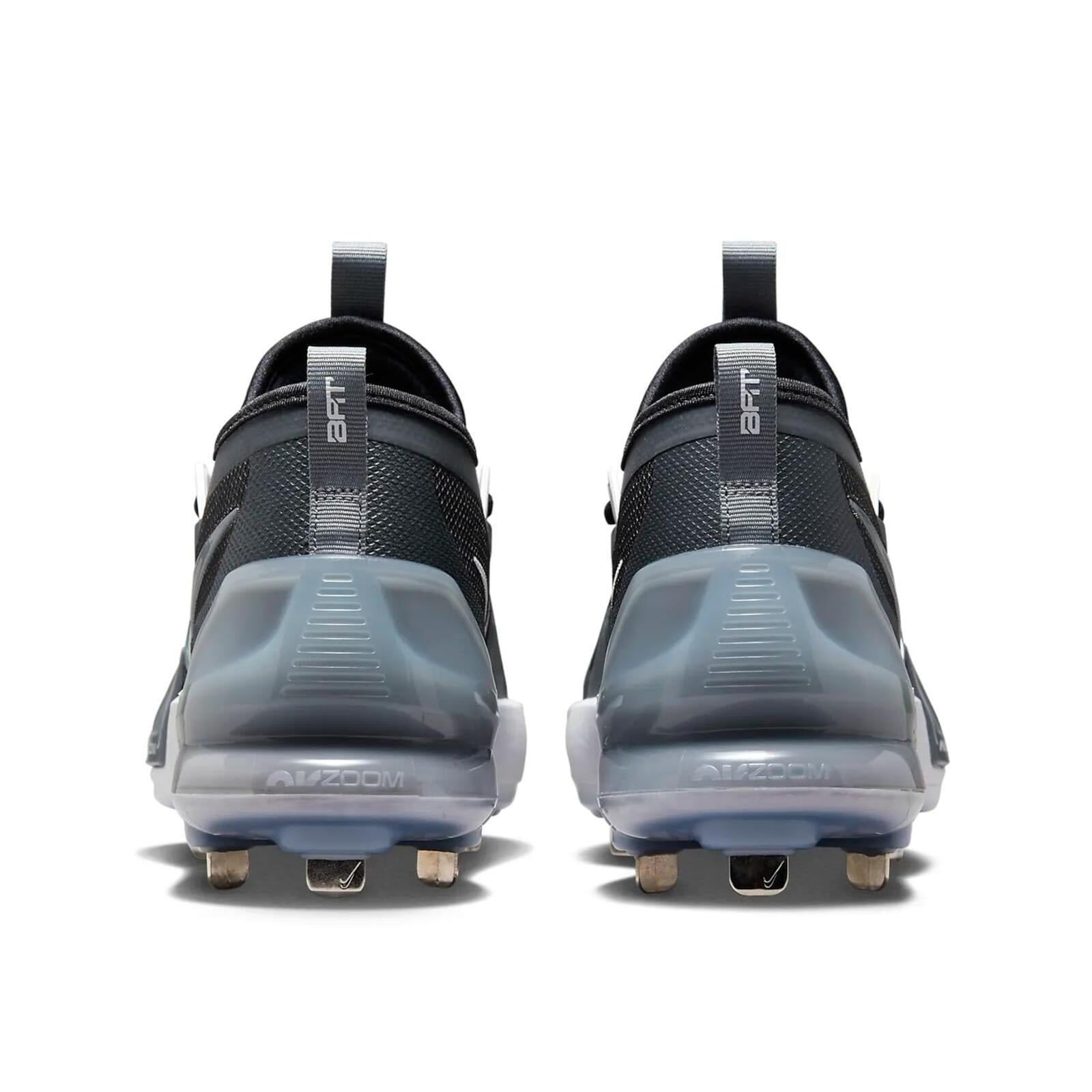 Nike Force Zoom Trout 9 Elite Low Metal Baseball Cleats SZ 9 Black | White
