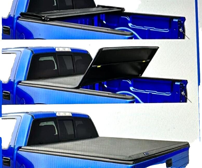 Tyger Auto T3 Soft Tri-fold Truck Bed Tonneau Cover Compatible with 2005-2021 Ni