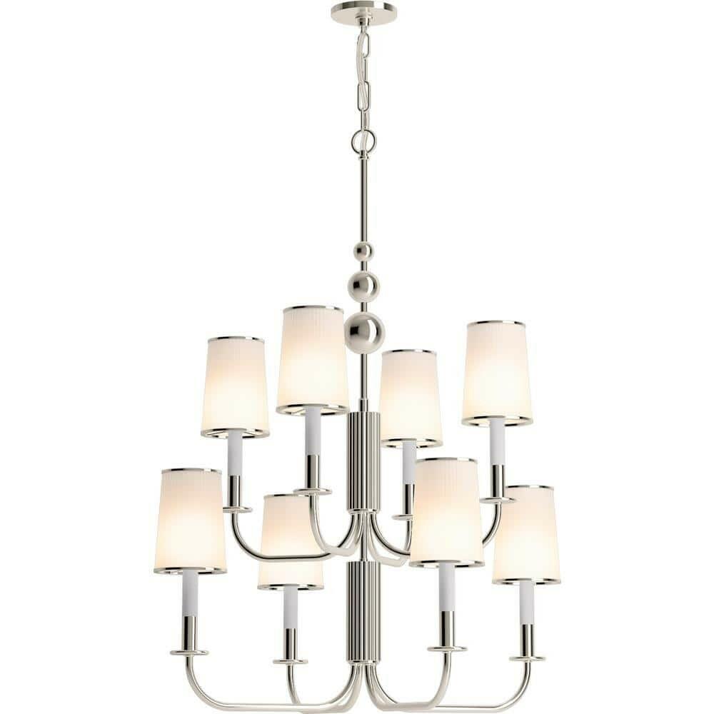Kohler Lighting 27442-Ch08 Tresdoux 8 Light 24  Wide Taper Candle Chandelier -