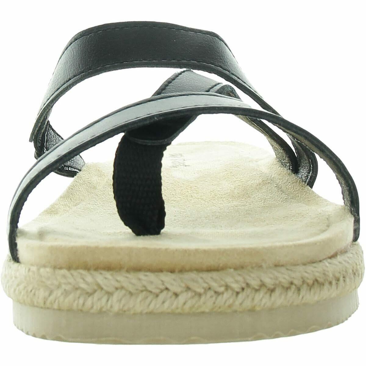Easy Street Women's Song Slide Sandal, Black, 8 Narrow