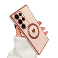TQLGY Magnetic Case for Samsung Galaxy S23 Ultra Work with MagSafe with Full