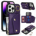 Lipvina for iPhone 14 Pro Max Case Wallet with Card Holder - Zipper PocketCre...