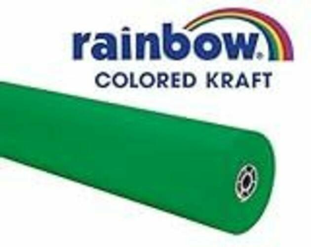 Pacon® Rainbow Colored Kraft Paper Roll  36  x 100   Brite Green