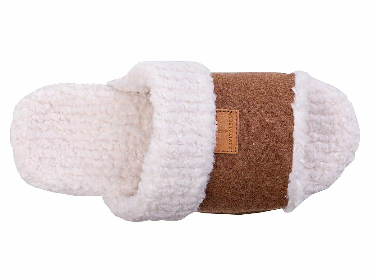 REVITALIGN Women's Juniper Slipper, Brown, 9 Wide