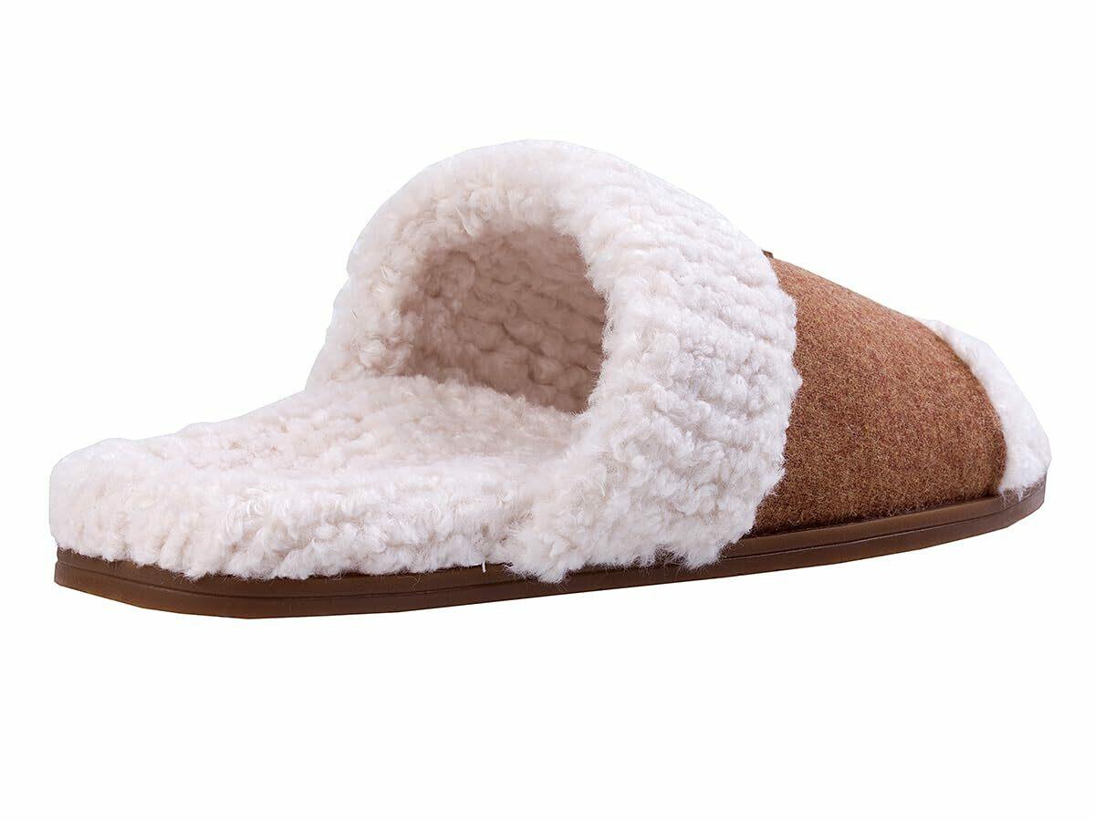 REVITALIGN Women's Juniper Slipper, Brown, 9 Wide