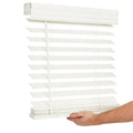LOTUS & WINDOWARE Cordless 2-inchFaux Wood Blind 28" Wide x 36" Long,(Soft