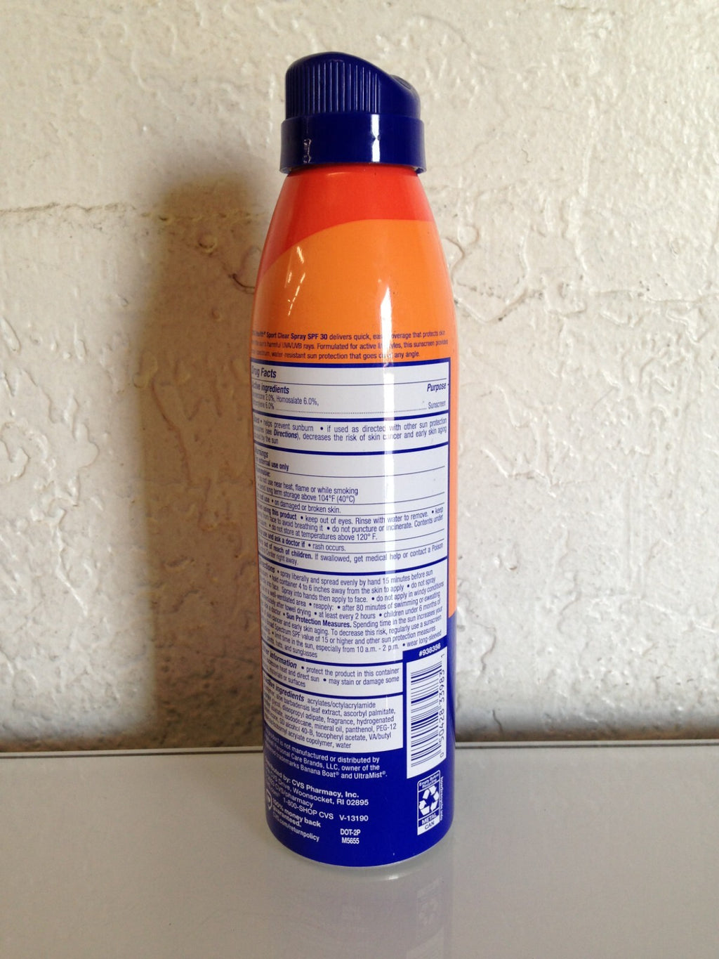 CVS Health Sport Clear Spray Sunscreen SPF 30, 5.5 Oz - 2 PACK - Exp. 11/2025+